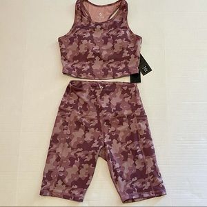 LEG END Chocolate cherry camo set